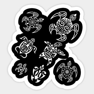 Turtle family Sticker